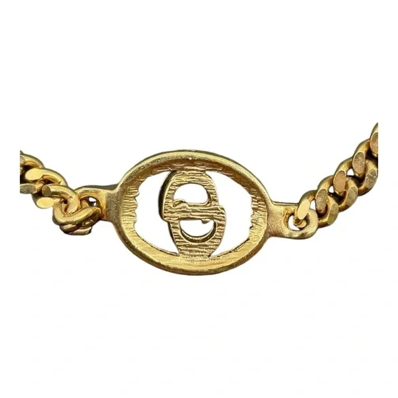 Christian Dior CD Gold Bracelet Small